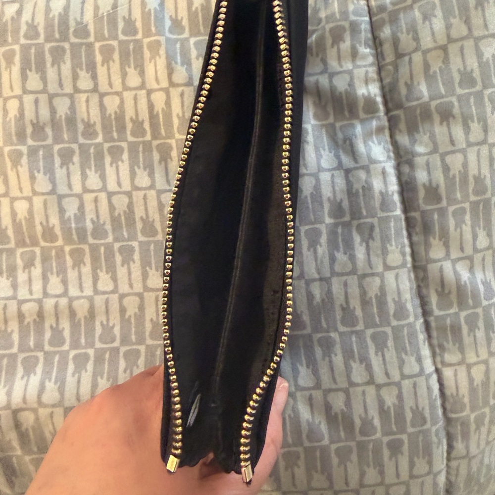kate spade black fabric wristlet - Picture 2 of 3